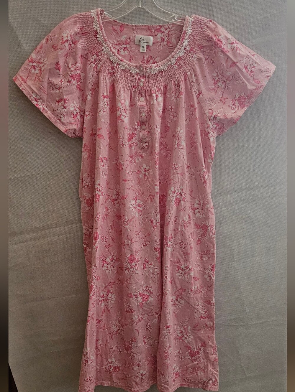 Aria Collection Nightgown Pink Floral
